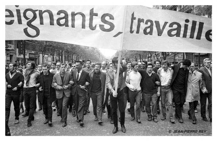 13 mai 1968 - Manifestation unitaire - 35.13-mai-1968-manifestation-unitaire.J-P.-Rey.jpg