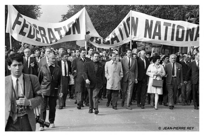 13 mai 1968 - Manifestation unitaire - FEN - 41.13-mai-1968-manifestation-unitaire.J-P.-Rey.jpg