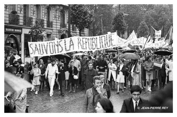 Les manifestants - 62.Manifestationgaulliste-juin1968-J-P.-Rey.JPG